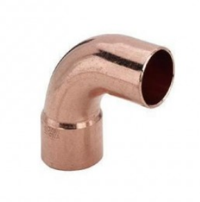 Łuk 3/8" 90° do lutowania, jednokielichowy calowy