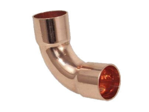 Łuk 3/8" 90° do lutowania, dwukielichowy calowy