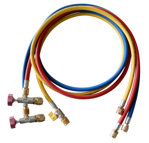 Zestaw węży REFCO 5/16" CCL-60-A38410 z zaworem odcinającym