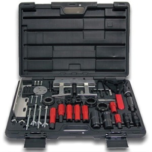 Uniwersalny zestaw narzędzi do naprawy kompresorów z sprzęgłami elektromagnetycznymi