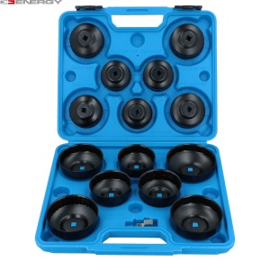 ŚCIĄGACZE KLUCZE NASADOWE DO  FILTRÓW OLEJU 14 ELEMENTÓW 