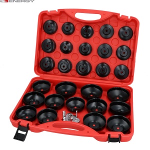 ZESTAW KLUCZY NASADKI DO FILTRÓW OLEJOWYCH 30 CZĘŚCI