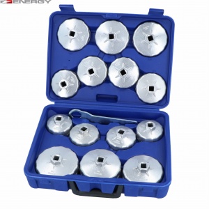 ŚCIĄGACZE NASADKI ALUMINIOWE FILTRÓW OLEJU 15 ELEM.