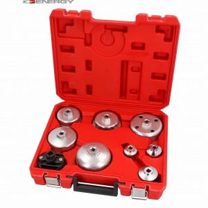 ZESTAW NASADEK ALUM. FILTRÓW OLEJU 9-EL.