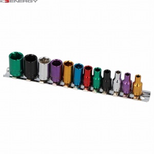 ZESTAW NASADEK 6-KĄTNYCH 1/4"