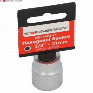 NASADKA 3/8" SZEŚCIOKĄTNA 21MM