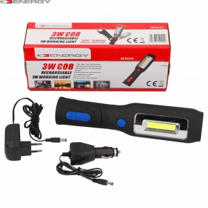 LAMPA WARSZTATOWA LED 3W COB 230V i 12V