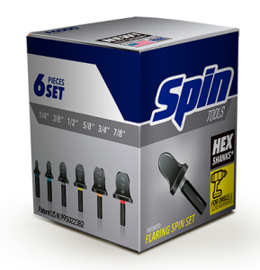 Zestaw do kielichowania Spin Tools F6000 1/4", 3/8", 1/2", 5/8" , 3/4" , 7/8"