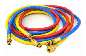  Przewód serwisowy 300cm 1/4'' SAE x M14x1,5 Errecom Czerwony 