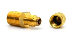 Zawór, zaworek serwisowy shredera AVX skręcany 1/4"SAEx1/4"NPT