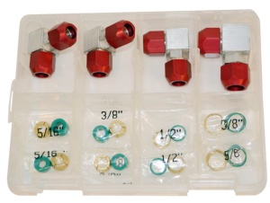 Zestaw naprawczy 90 stopni SAE 4 rozmiary