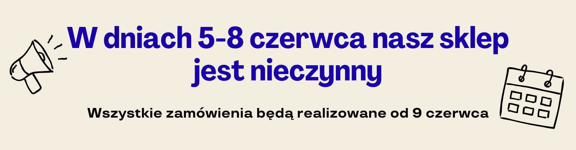 przerwa w sklepie